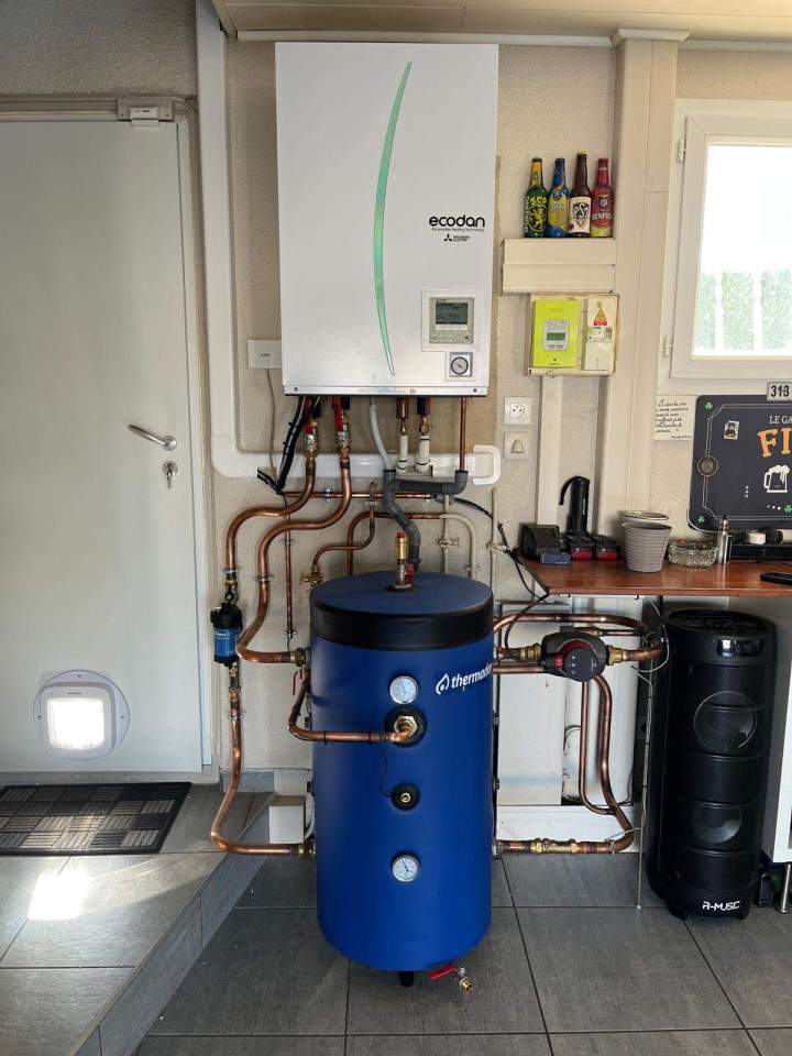 Pose PAC air-eau Puy-de-Dôme